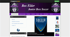 Desktop Screenshot of bejuniorsoccer.com